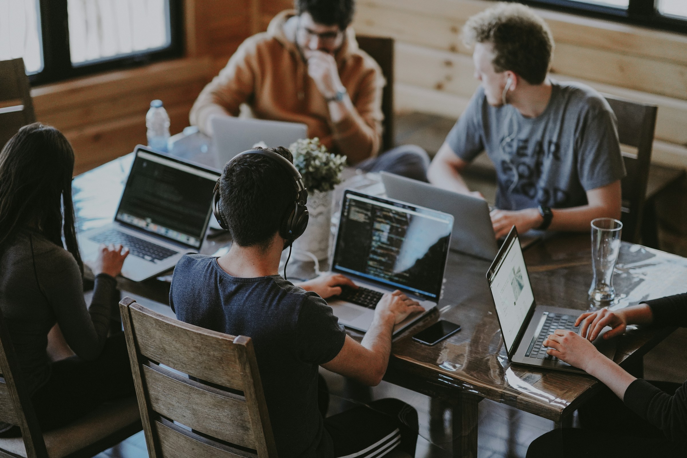 Business team collaborating in a meeting